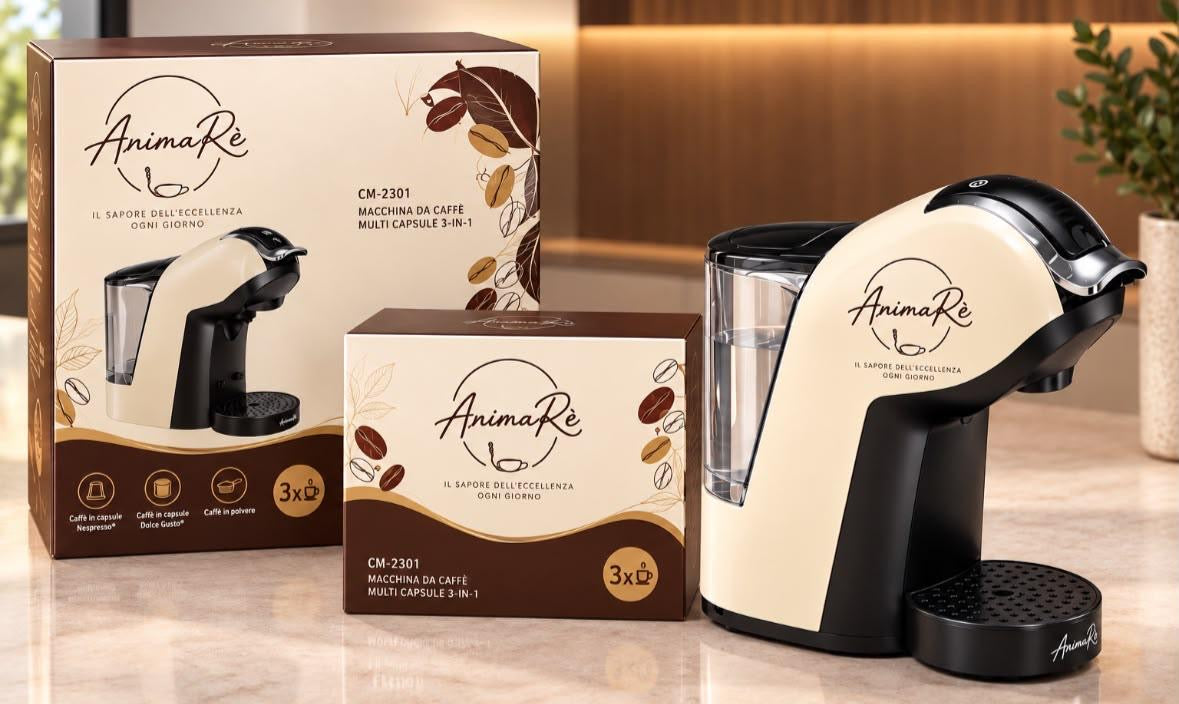 AnimaRè Tristar – Macchina da caffè 3 in 1